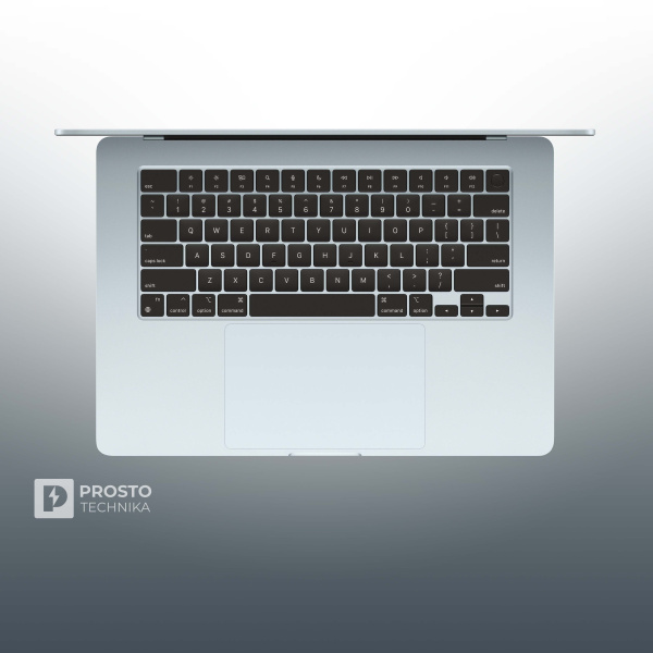 Ноутбук Apple MacBook Air 15" (M4, 10C CPU, 10C GPU, 2025) 24 ГБ, 512 ГБ SSD, Sky Blue MC7D4, английская раскладка